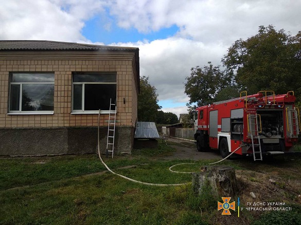 На Черкащині сталася пожежа в дитячому садочку